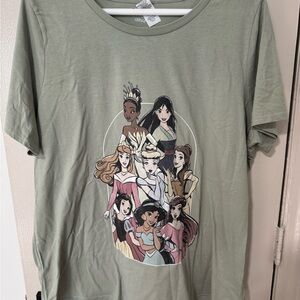 Disney Tee in Sage Green